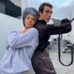 Sam Clemmett Instagram - You know what we need? More QC BTS ❤️❤️❤️ #queencharlotte