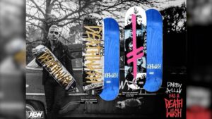 Samuel Ratsch Instagram - The official Darby Allin @allelitewrestling 
@deathwishskateboards 
Skateboard is officially out go get one today!⚰️

Featuring @kentuckyasshole @sliqq_  @tonyhawk