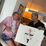 Samuel Ratsch Instagram - Art day with Raymond Pettibon 🦂