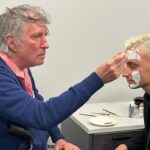 Samuel Ratsch Instagram - Face painting with Raymond Pettibon