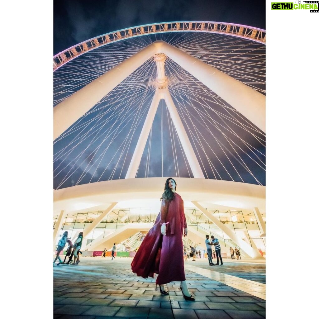 Sana Javed Instagram - ✨ @celebratedubai @aindxbofficial #dubaiholding @visit.Dubai #MyDSF #Dubaidestinations #WorldsCoolestWinter Ain Dubai by Dubai Holding
