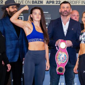 Sandy Ryan Instagram - Destiny tonight! Live on @daznboxing