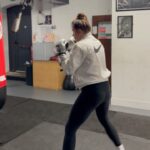 Sandy Ryan Instagram - Hard boxing session🫶🏼👊🏼