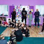 Sandy Ryan Instagram - This is what it’s about for me inspiring the future generation🫶🏼 Derby