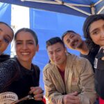 Sangay Tsheltrim Instagram - Who’s lucky here ?😊 I had an incredible time with all of you. You girls are amazing, fantastic, humble, and exude positive energy and fun. Especially @sanyamalhotra_ and @pillumani , both of you are already big stars, yet you remain so down to earth. I can't wait to host all of you in Bhutan. Please come soon. Juju 🙏🏻❤️ #jawangirls #jawan #blockbuster #kingkhan #srk #bollywood #blockbuster #history #record