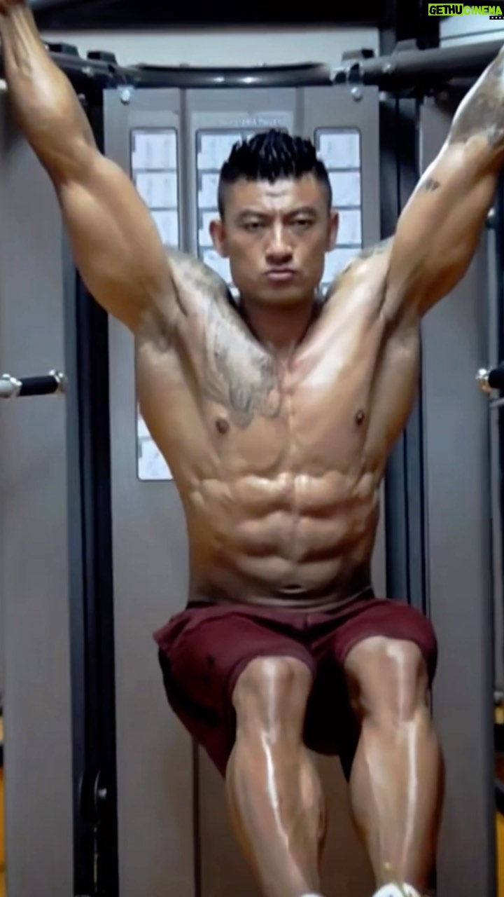 Sangay Tsheltrim Instagram - “Work hard to be better than what you used to be”. #hardwork #motivational #inapiration #determination #body #muscle #fitness #champion #lion #singye #soldier #actor #bhutanese