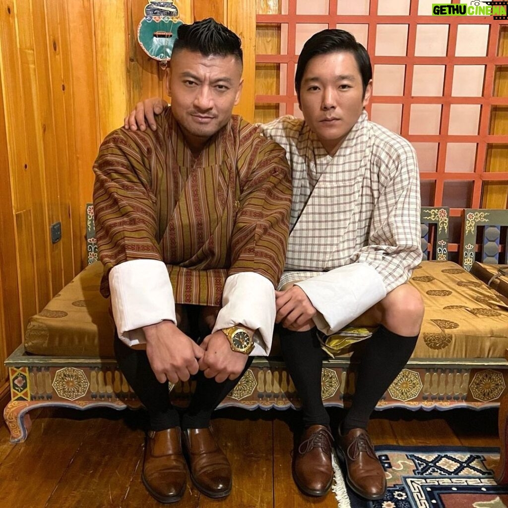 Sangay Tsheltrim Instagram - Blessed and forever grateful. My Dasho, His Royal Highness Prince Jigyel Ugyen Wangchuck. 🙏🏻🙏🏻🙏🏻🇧🇹🇧🇹🇧🇹 #soldier #loyal #servant Thimphu, Bhutan