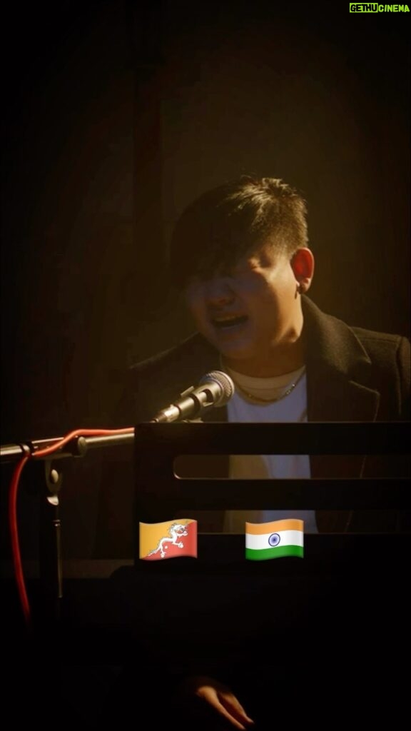 Sangay Tsheltrim Instagram - His strong and powerful voice, especially when he hits those high notes, is truly praiseworthy and gives me goosebumps all over. Your voice is truly amazing, @sanggaythinley . I wish you all the best and hope you receive all the love and support you deserve. 🇧🇹 🤝 🇮🇳 Thimphu, Bhutan