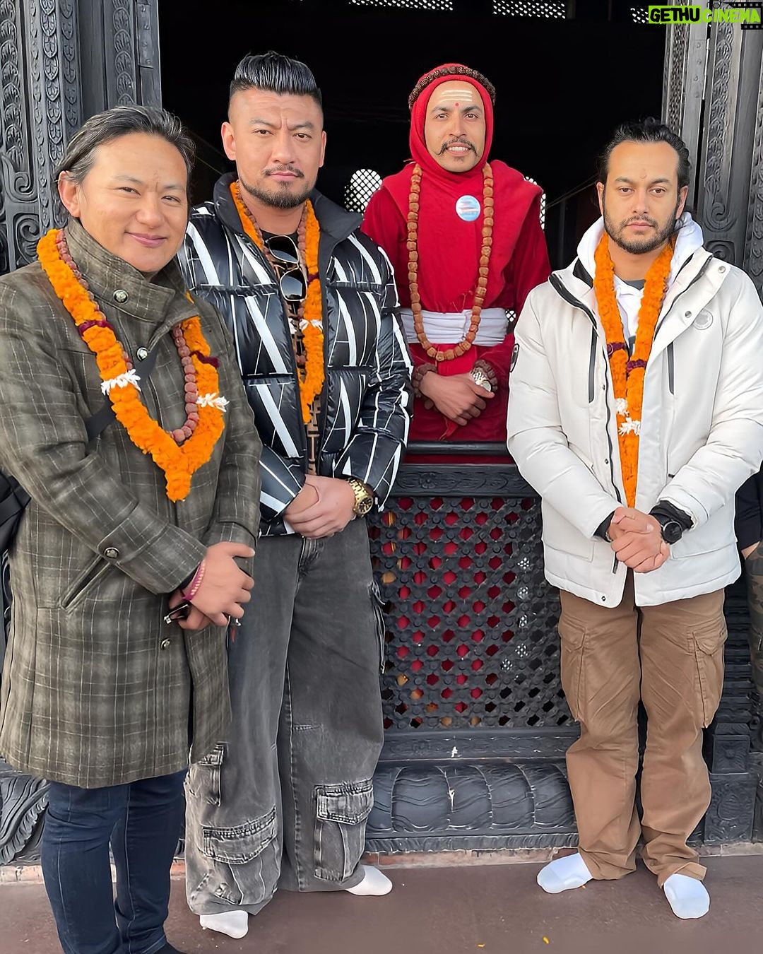 Sangay Tsheltrim Instagram - @therajulamaofficial Dai and @pradeepkhadkaofficial bhai , my brothers from Nepal. Thank you for the great hospitality and making me feel at home. 🇧🇹🇳🇵 Nepal, Katmandu