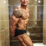 Sangay Tsheltrim Instagram - Can you guess the body fat? Throw back Thursday ,2017, My last professional championship in Mongolia, Classic Physique. #champion #soldier #actor #muscle #bodybuilding #classicphysique #fitness Ulaanbaatar,Mongolia