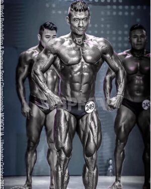 Sangay Tsheltrim Instagram - Can you guess the body fat?
Throw back Thursday ,2017,
My last professional championship in Mongolia, Classic Physique.
#champion #soldier #actor #muscle #bodybuilding #classicphysique  #fitness