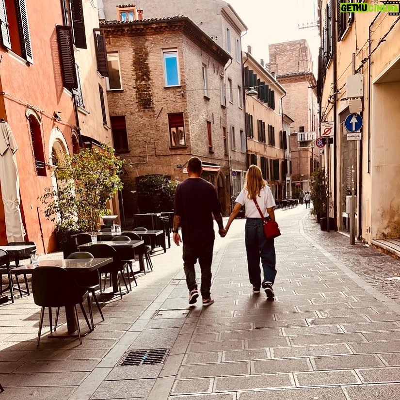 Sarah Felberbaum Instagram - Just the two of us . . . #newadventures #insieme #passeggiandoperferrara Ferrara Centro