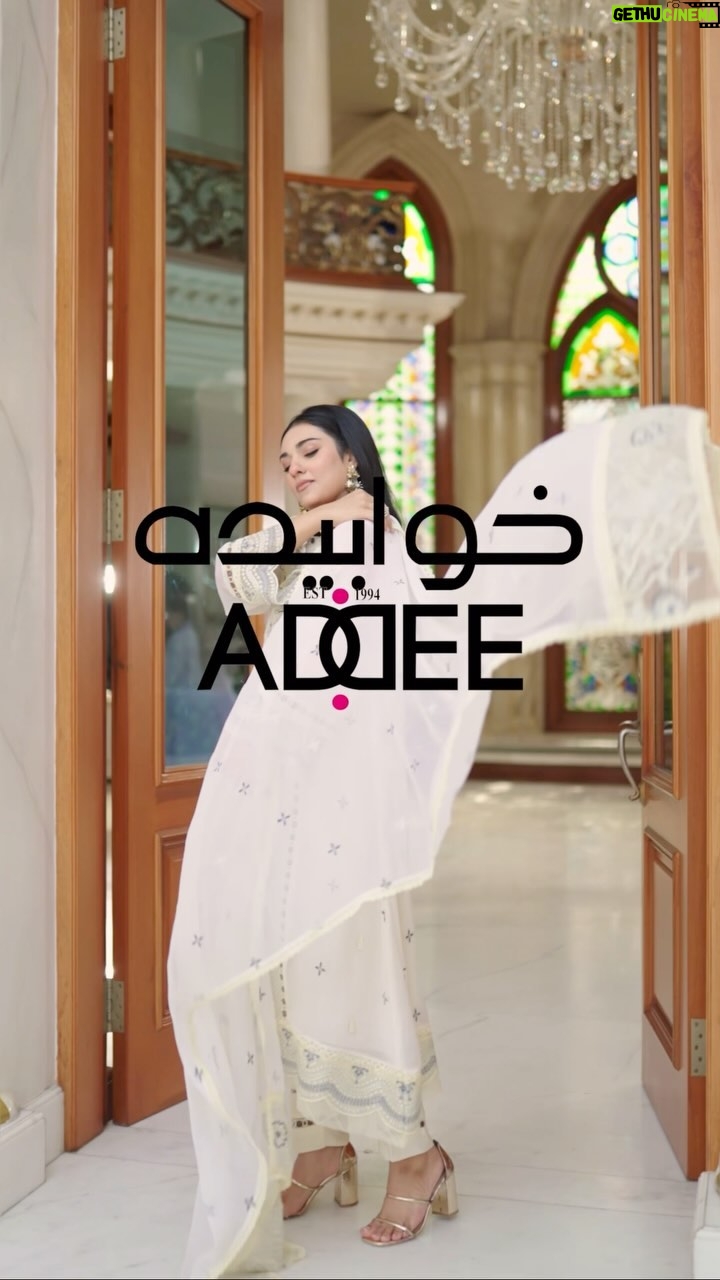 Sarah Khan Instagram - KHUABEEDA FESTIVE COLLECTION’23 @shopaddee festive Collection is a masterpiece of refined luxury. Picture yourself in dresses infused with vibrant colors and adorned with meticulous embroidery details. This collection exudes a delicate and feminine charm, making it an ideal choice for festive celebrations. #addee #shopaddee #chikankari #festive #weddingcollection #chiffoncollection