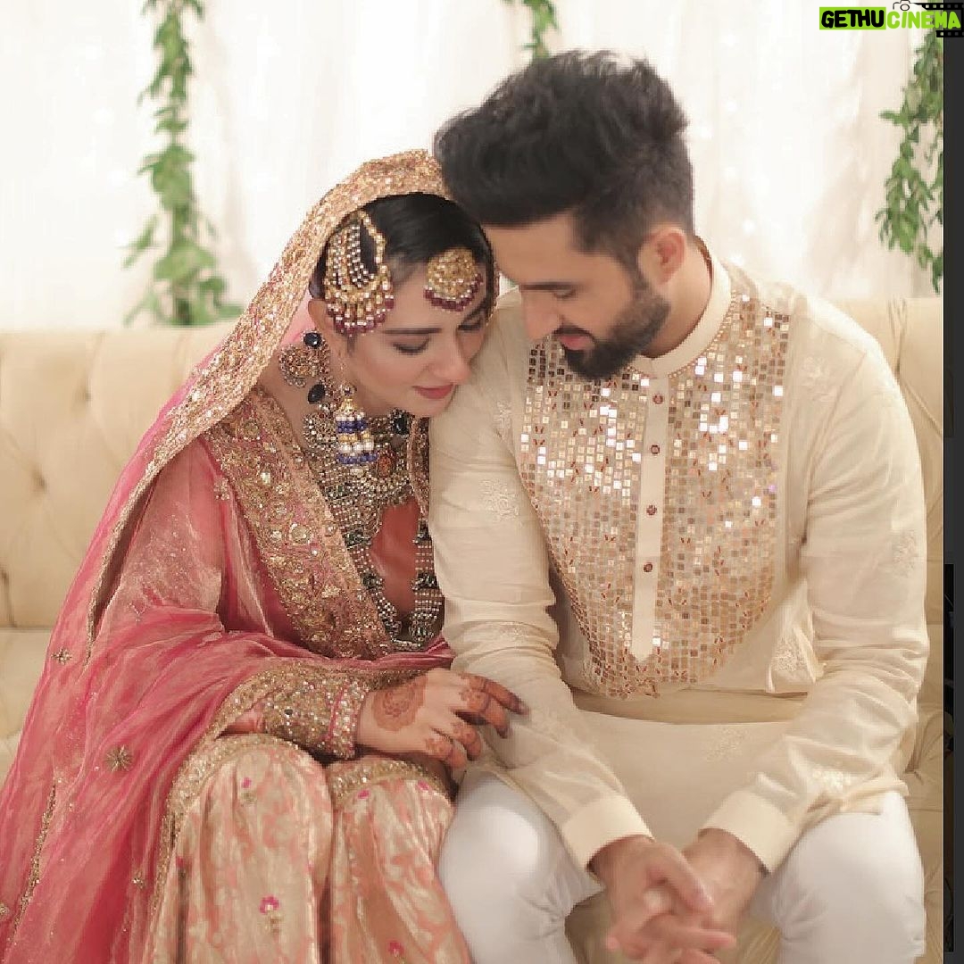Sarah Khan Instagram - Happy birthday to the father of my child 😌 You’re the reason for the smile on my face and peace in my heart 💓 Happy Birthday to my Falak! ♥️ There’s a reason why I call you “Mera sukoon” may you forever rise as high as your name! 🌟 May Allah protect you and keep you safe! Amen