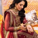 Sarah Khan Instagram - Bold colors, intricate threadwork, and a touch of stardust – Asim Jofa’s ‘Bajre Da Sitta’ Collection is a celebration of style and tradition. Whether you’re a bride-to-be or a fashion enthusiast, these pieces are a must-have! Join me in embracing the joy of desi weddings through couture. 💃🕺 @asimjofa @iamasimjofa #AsimJofa #IWearAsimJofa #BajreDaSitta #SarahKhan #ChiffonCollection #WeddingCollection #EssentialFestive #Unstitched #Embroidered #WeddingSeason #Festive #Silk #PaperCotton #Fashion #Trending