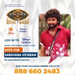 Saravana Vickram Instagram - Your Vote his Hope💪🙏 To Vote Saravana Vickram 👉Login to @disneyplushotstartamil app (No Subscription Required) 👉Search for BIGG BOSS TAMIL 7 👉Tap on VOTE 👉Cast Ur Vote for #SaravanaVickram 👉Tap on Done & Give a Missed Call to 08886602483 (No Charges Applied) #Voteforsaravanavickram #votesaravanavickram #bbvotes #bb7voting #standwithsaravanavickram #Supportsaravanavickram #Teamsaravanavickram #biggboss7tamil #biggboss7 #bb7