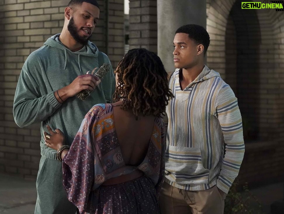 Sarunas J. Jackson Instagram - Thank you @goodtrouble : Thank you to the creators, cast, and crew.. The passion, love, and laughs made this experience so joyful and worth every long hour day. Malika & Isaac: thank you for showing me a passion and devotion to one another. The human experience with flaws and love. This is the character I spent the most time with, so this is bittersweet to say goodbye. The character I relate to the most.. Isaacβs warm heart was a pleasure to portray. Very grateful I was able to show what I can do emotionally and intentionally with this man. @zuriadele thank you for keeping our space safe. The chemistry and respect we have for one another made this ride amazing and filled with love. I never had to worry about anything with you. An honest person which is something I cherish very much even more the older I get. You are a light. You are a gift. Love you! ππ Even though this is the last season, watch the rest of season 5 come January! Give us a proper goodbye! ππ½π€π½ #CoterieForever Inland Empire, CA