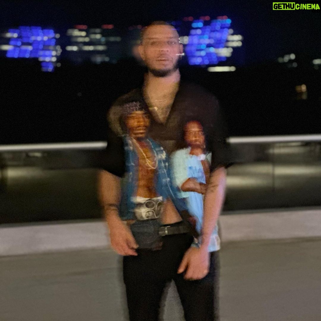 Sarunas J. Jackson Instagram - Piecing things together and such. #MiniUpdate #TallMenCanDressToo #GabNeedsToRepBetter #OutkastShirtIsTough Los Angeles, California