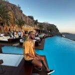 Sarunas J. Jackson Instagram – Trip of a lifetime 🤞🏽💙
Thank you to all the beautiful souls who contributed… 
Traveling is sexy af! 😂🚀
#ImAIslandBoy Mykonos, Greece