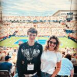 Saskia Thuot Instagram - C’est qui la plusssss chanceuse? C’est moi! Depuis des années Laurence m’accompagne au tournoi de tennis de Montréal. C’est la première année qu’il me dépasse (peut-être la 2e🙈) Merci @irisvisualgroup de me donner la chance de passer ce beau moment avec lui🫶🏼 #ambassadriceiris #irisgroupevisuel #omniumbanquenationale2023 #famille #happymother Omnium Banque Nationale