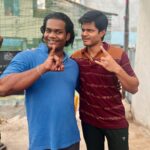 Sathvik Anand Bandela Instagram - After BABY ❤️ June 2 ( Baby shoot completed) July 14 ( Baby Film will Born in theatres ). Missing everyone from My BABY team 😔 @sairazesh sir Love you ❤️🙏 @ananddeverakonda Brother from Another Mother ❤️ @vaishnavi_chaitanya_ our Madam ❤️ @vijai_bulganin Ma bone marrow ❤️.