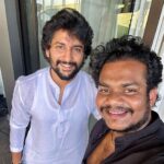 Sathvik Anand Bandela Instagram - BLOCKBUSTER INTERVIEW IS LOADING full of fun 🤩 #hinana 🔥 @nameisnani anna … Love u and ur films 🎥… Naa Fav Film Jersey 🥺 Nakku ipatiki meeru ARJUN la ne kanipisthunaru 🔥 MIDDLE CLASS ABBAI cinema thiyatam eh kadhu anna the way u talked with me shows ur MIDDLE CLASS positive mentality 😊