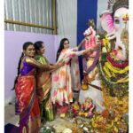Satya sri Instagram - Thank you for inviting me to Ganesh Puja LB nagar Hasthinapuram Division women’s president @nikithareddy258 And KAMALA garu wife of LB nagar MLA DEVIREDDY SUDHEER REDDY GARU AND COPORATOR @hema_samala22 garu #jaibhologaneshmaharajkijai🙏🏻 #satyasri #actresssatyasri #jabardasth_satyasri #tollywood #teluguqueen #instagood #ganeshchaturthi #satyasrifanforever #satyasristories