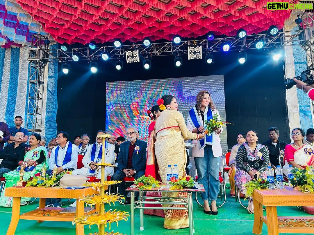Sayantika Banerjee Instagram - 16/12/23- Bankura- Taldangra Girls High School…. 25th Year Celebration 🎉 #pasheachibankura #withlovesayantika