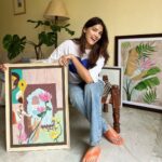 Sayli Patil Instagram - Just flaunting my new painting 🎨