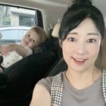 Sayuri Fujita Instagram - 하들과 함께. 息子と一緒に。with my son! 🍦🦖