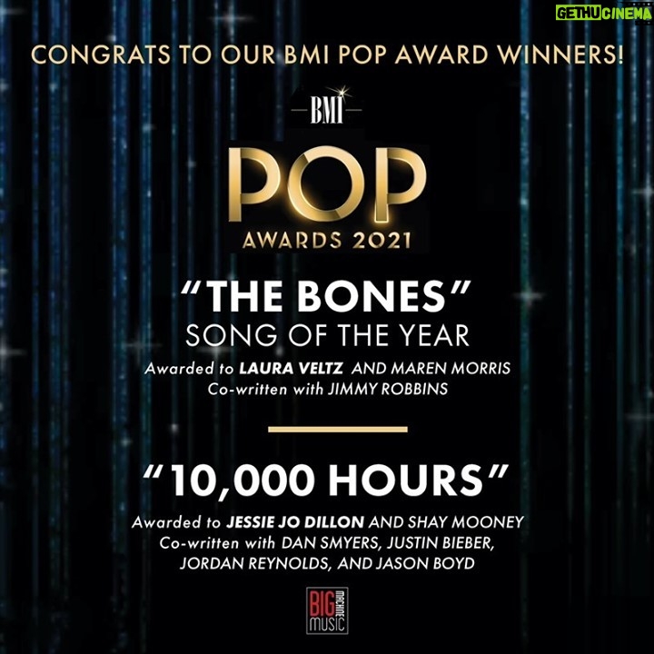 Scott Borchetta Instagram - I am unbelievably proud of our @BMI Pop Awards winners!!! @BigMachineMusic is on 🔥 and I am honored to have @lauraveltz and @jessiejodillon among our talented roster of songwriters. I can't wait to celebrate! 🎉