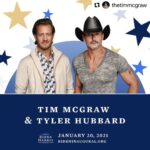 Scott Borchetta Instagram - #Repost @thetimmcgraw ・・・ Honored to be performing at the inaugural “Celebrating America” special tomorrow night with @tylerhubbard! Starts at 8:30pm ET/PT, and will be hosted by my friend Tom Hanks. #UNDIVIDED