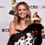 Scott Borchetta Instagram - GRAMMY® Award winner @CarlyPearce is forever written in stone!!!! 👊 #GRAMMYs | @RecordingAcademy