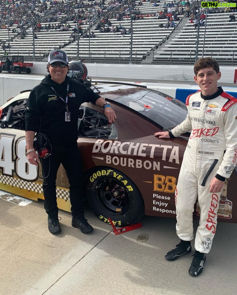 Scott Borchetta Instagram - So proud of this great young racer, Nick Sanchez. He’s the newly crowned ARCA Champion and, today, had a remarkable race in the midst of all playoff drivers racing for their playoff lives, finishing a career-high 7th @martinsvilleswy He didn’t let anything phase him and raced with the best of the best. Watch out for Nick! @arcamenards @nicksanchez080 @bigmachineracing @patrickdonahue_ @spikedcoolers #borchettabourbon @xfinityracing @nascaronnbc @nbcsports @bigmachinevodka @otd.nyc