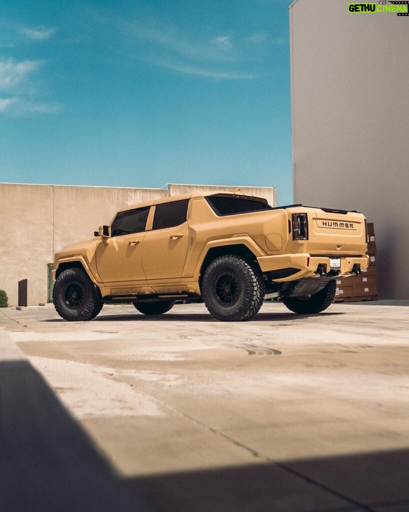Scott Disick Instagram - Straight off of Mars, Scott Disick brought the heat with this Sand Hummer EV. What are your thoughts on @letthelordbewithyou spec? #INOZETEK Los Angeles, California