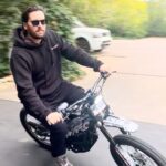 Scott Disick Instagram - Can’t get enough of this electric dirt bike. Mason and I can rip these bad boys anywhere anytime. Big thanks to @ampedbike for eveything