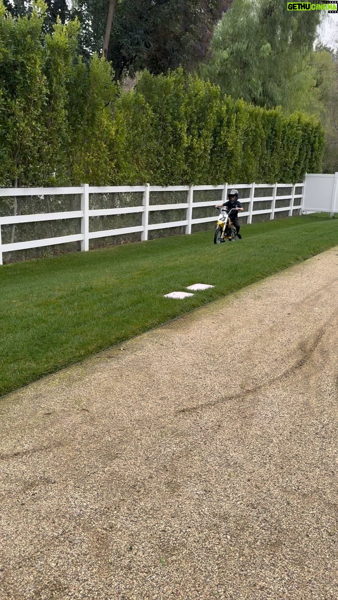 Scott Disick Instagram - Just a little early morning riding with the reign man!
