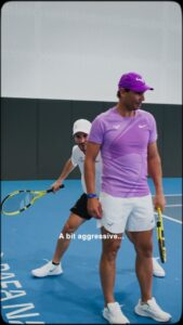 Sebastián Yatra Instagram - Getting trained by the one and only @rafaelnadal to play with the world #1 @carlitosalcarazz 🎾😳🫶🏻🔥✨ entrenando con mi ídolo del tenis @rafaelnadal para jugar con el #1 del mundo @carlitosalcarazz 😎😎😎 See you on Stars of the Open on August 23rd ! @usopen entradas/tickets 👉🏻 https://www.ticketmaster.com/stars-of-the-open/event/1D005EDEB10B3C17 Rafa Nadal Academy