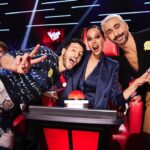 Sebastián Yatra Instagram - BIENVENIDOS ASESORES 🔥🎙️ @soyrayden @rosalopezoficial @chambao_oficial @danifdezmusic !!!!! ❤️✨ @soyrayden gracias por acompañarme este año con todo tu talento, consejos y templanza ♥️✍🏻 vamos a escribir esta historia juntos. @lavozkids este sábado por @antena3com