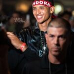 Sebastian Fundora Instagram - Love every minute of it ❤️‍🔥🥊 #thetoweringinferno #fundorasquad #smilesallround Coachella, California