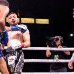 Sebastian Fundora Instagram - Either hand is the upper hand #toweringinferno #premierboxingchampions #showtimeboxing #coachellavalley Dignity Health Sports Park