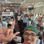 Sebastian Fundora Instagram - Thanks to @rockyherron and the WBC for inviting me to help talk to the students today🔰🇲🇽 #ichoosemyfuture Universidad Hipócrates (Acapulco)