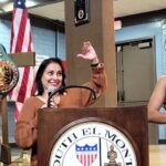 Sebastian Fundora Instagram - Thanks to the City of South El Monte for recognizing my sister and I for our victories last Saturday. #southelmonte #benlira #fundorasquad South El Monte, California