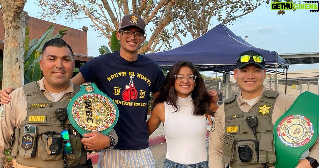 Sebastian Fundora Instagram - Thanks to the City of South El Monte for recognizing my sister and I for our victories last Saturday. #southelmonte #benlira #fundorasquad South El Monte, California