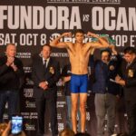Sebastian Fundora Instagram - Weight made. Showtime tomorrow!!! 🔥🔥🔥 #fundorasquad #showtimeboxing #pbcboxing Los Angeles, California