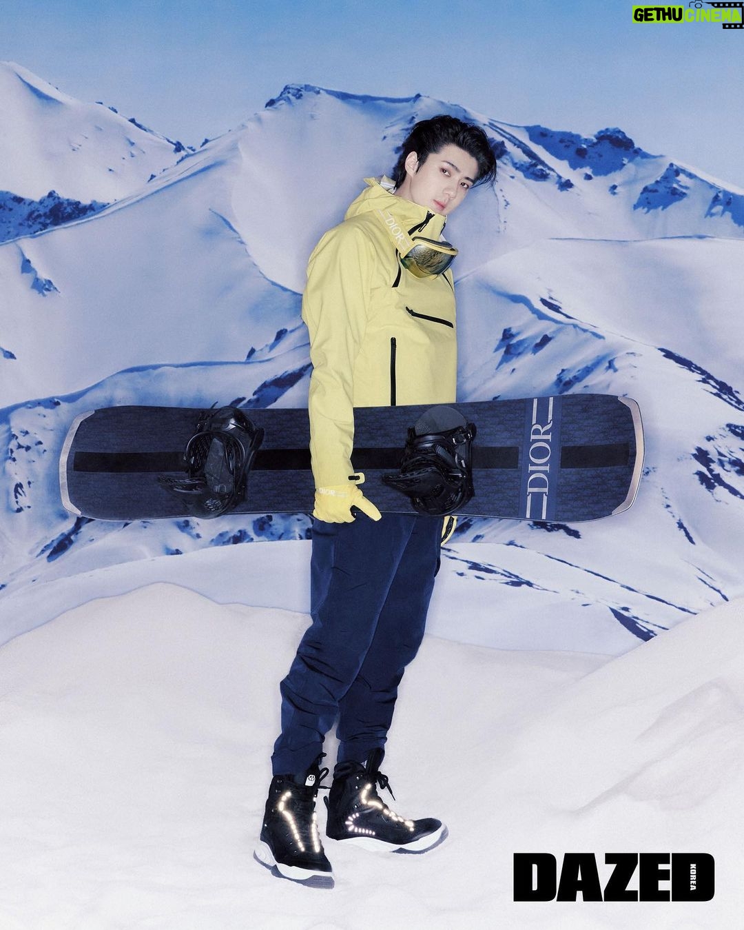 Sehun Instagram - @dior @MrKimJones #dior #DiorSki @dazedkorea