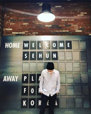 Sehun Instagram - #Nike WELCOME SEHUN