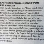 Selçuk Aydemir Instagram – Normalde derdimi bu kadar net anlatamam, editör iyi toparlamış sağ olsun :) Mahalleden Arkadaşlar, Liseden Arkadaşlar, Evrak Kürek, üçü de iddiasız, samimi ve eğlenceli. Varsa kitap okumayı sevmeyen yakınınız, lütfen deneyin… Röportajın tamamı bu ayın OT’unda.
@dergiot @kusuratyayinlari @inkilapkitabevi