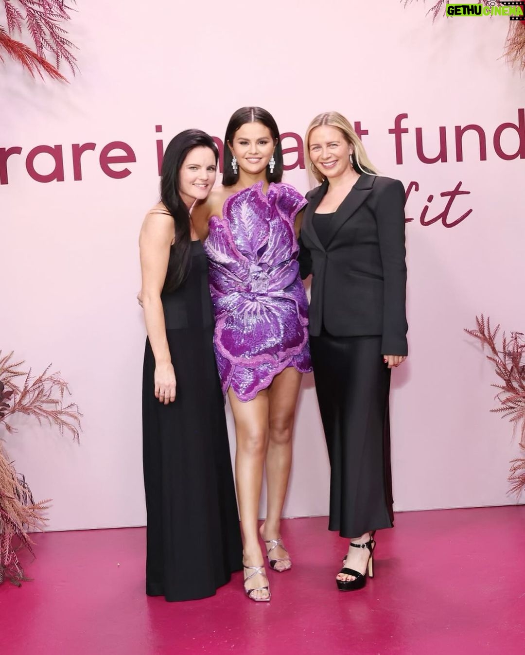 Selena Gomez Instagram - My heart is full after this weeks inaugural Rare Impact Fund Benefit. This has always been a dream of mine and I’m forever grateful to everyone who has joined us on this mission to expand mental health services and education for young people around the world. I am encouraged by the amount of love and support in the room. The future is bright, this is only the beginning. Love you all so much! 📷: @gettyimages @stefaniekeenan @monicaschipper