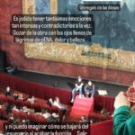 Sergio Peris-Mencheta Instagram - Ayer nos despedimos de UNA NOCHE SIN LUNA en un @tcalderon.valladolid con 900 personas que lo llenaron de silencios, risas, algún sollozo y muchos aplausos. Nos apeteció compartir sentires, anécdotas y recuerdos de todo el proceso creativo un rato con el público en un encuentro de algo más de una hora, que nos sirvió para cerrar una Bella etapa. Gracias a Producciones Cristina Rota @sala_mirador , Concha Busto, @barcopirataorg, a todo el equipo técnico y artístico, gracias @nurlevirota por estar siempre para lo que sea, y gracias @juandiegobotto por la confianza y el regalo. Gracias a Federico. Y gracias al público que ha abarrotado todas las plazas a las que hemos viajado. Nos vemos en el teatro. Hoy: destino AVILÉS para disfrutar de mis queridas LADIES. Estación de Valladolid-Campo Grande